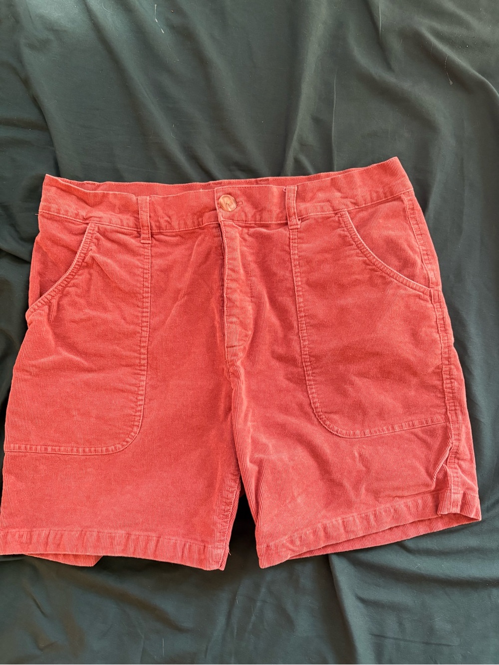 Marine Layer Men’s Cord Short In Dusty Pink Size 34 EUC